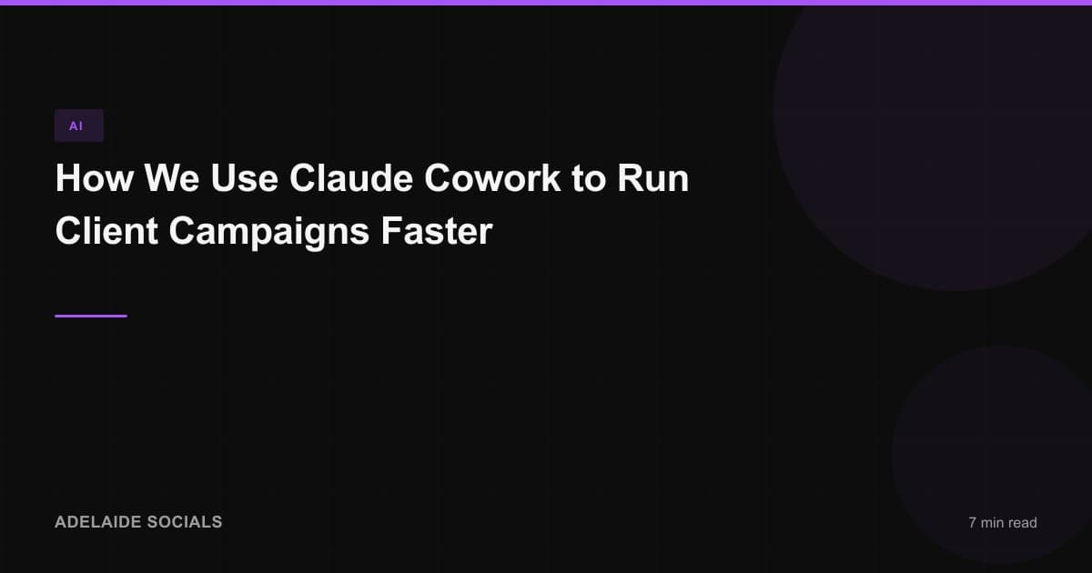 How We Use Claude Cowork to Run Client Campaigns Faster