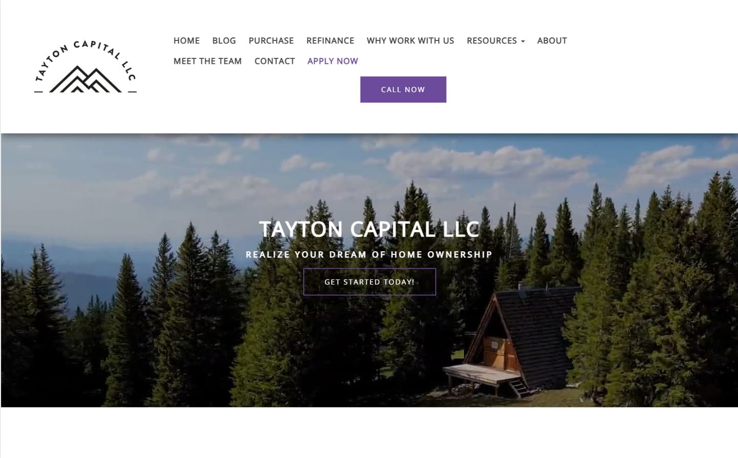Tayton Capital website